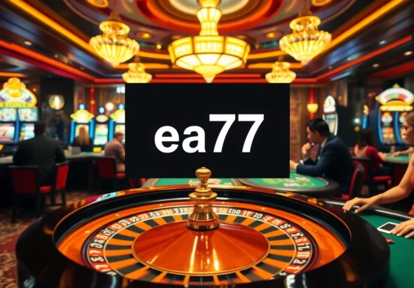 Experience the excitement at ea77, where players engage in thrilling casino games like poker and roulette.